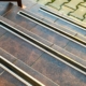 Anti Slip bars on a set of stairs