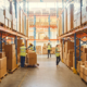 Workers in warehouse